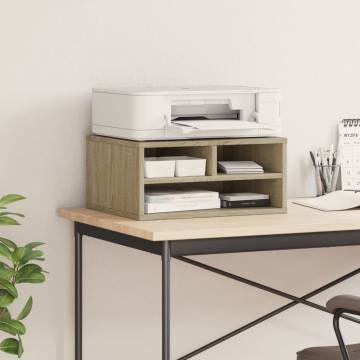 Printer Stand Sonoma Oak - Organise Your Workspace | HIPO Market