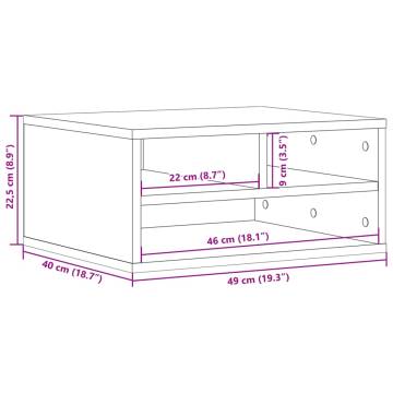 Printer Stand Sonoma Oak - Organise Your Workspace | HIPO Market