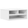 Printer Stand White - 49x40x22.5 cm Engineered Wood