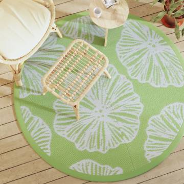 Trendy Outdoor Carpet Green Ø160 cm - Durable & UV-Resistant