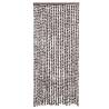 Fly Curtain Brown & White 90x200 cm Chenille - Insect Protection