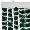 Insect Curtain Green & White 56x185 cm Chenille - Hipomarket