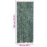 Insect Curtain Green & White 56x185 cm Chenille - Hipomarket