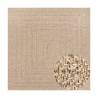 Rug ZIZUR 120x120 cm - Jute Look for Indoors & Outdoors