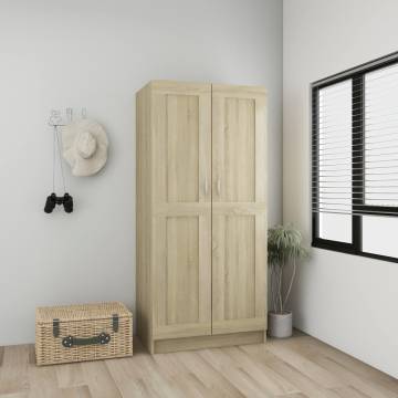 Stylish Wardrobe Sonoma Oak - Compact Storage Solution