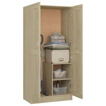 Stylish Wardrobe Sonoma Oak - Compact Storage Solution