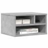 Printer Stand Concrete Grey - Engineered Wood 40x32cm