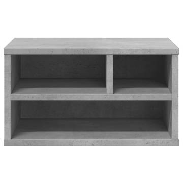 Printer Stand Concrete Grey - Engineered Wood 40x32cm