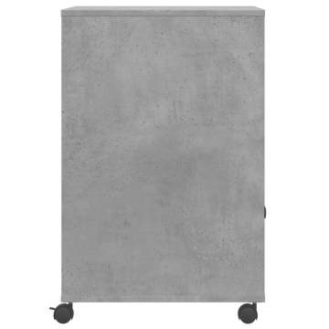 Printer Stand with Wheels - Concrete Grey 60x48x74 cm