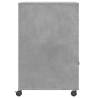 Printer Stand with Wheels - Concrete Grey 60x48x74 cm