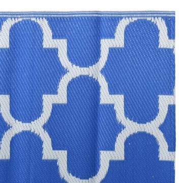 Stylish Blue Outdoor Carpet 80x250 cm | Durable & UV Resistant