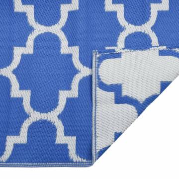 Stylish Blue Outdoor Carpet 80x250 cm | Durable & UV Resistant