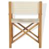 Folding Director's Chair - Solid Teak Wood | Hipo Market