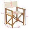 Folding Director's Chair - Solid Teak Wood | Hipo Market