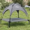 Dog Bed with Canopy - Durable & Stylish Anthracite Design