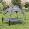 Dog Bed with Canopy - Durable & Stylish Anthracite Design