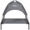 Dog Bed with Canopy - Durable & Stylish Anthracite Design