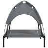 Dog Bed with Canopy - Durable & Stylish Anthracite Design