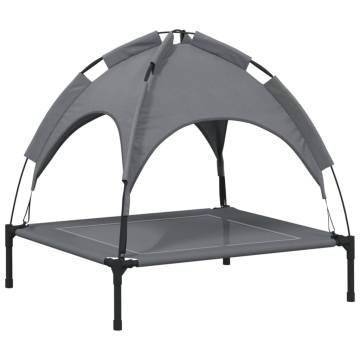 Dog Bed with Canopy - Durable & Stylish Anthracite Design