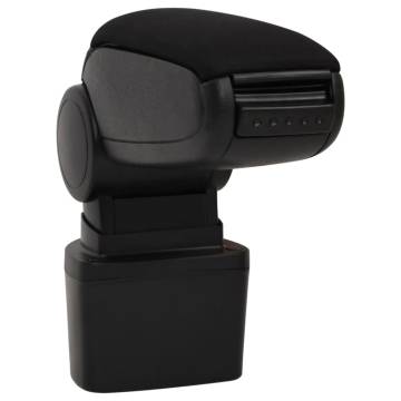 Car Armrest Black 14.5x31.5 cm - Durable & Adjustable