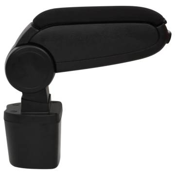 Car Armrest Black 14.5x31.5 cm - Durable & Adjustable