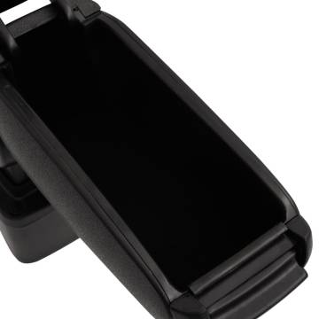 Car Armrest Black 14.5x31.5 cm - Durable & Adjustable