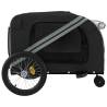 Durable Pet Bike Trailer - Grey & Black Oxford Fabric & Iron