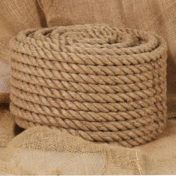 100% Jute Rope 20mm x 50m | Durable & Versatile Use