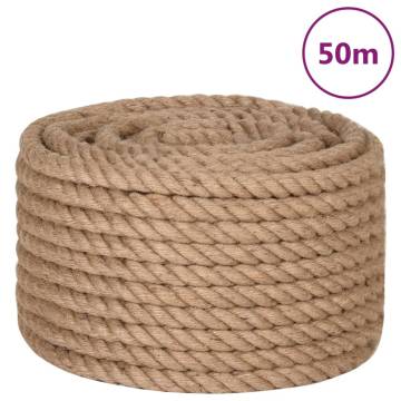 100% Jute Rope 20mm x 50m | Durable & Versatile Use