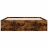 Bed Frame Smoked Oak 160x200 cm - Modern and Stylish Design