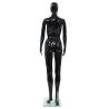 Full Body Female Mannequin Glossy Black - 175 cm | Hipomarket