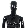 Full Body Female Mannequin Glossy Black - 175 cm | Hipomarket