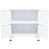 Industrial Storage Chest White 75x40x80 cm Steel - HipoMarket