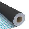 Self-Adhesive Furniture Films - 2pcs Black 500x90cm PVC