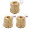 Sisal Ropes 3 pcs 20 mm Quantity in Package 3 Length 50 m + 100 m Diameter 20 mm 