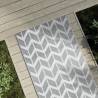 Outdoor Carpet Grey 80x250 cm PP Colour white and grey Size 80 x 250 cm Quantity in Package 1 