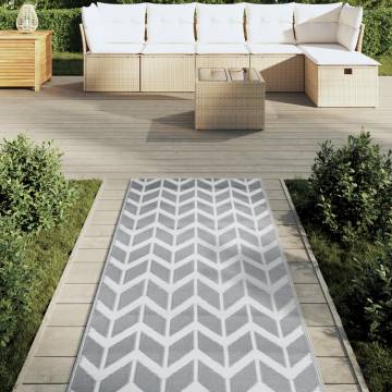 Outdoor Carpet Grey 80x250 cm | Durable & Stylish