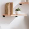 Wall Shelf 40x40x2 cm Untreated Solid Wood Oak Colour natural Size 40 x 40 x 2 cm Quantity in Package 1 Number of Pieces 