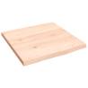 Wall Shelf 40x40 cm - Untreated Solid Oak Wood | HipoMarket