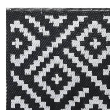 Trendy Outdoor Carpet White and Black 80x150 cm – Hipomarket