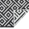 Trendy Outdoor Carpet White and Black 80x150 cm – Hipomarket