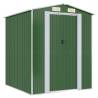 Garden Shed Green 192x191x223 cm - Galvanised Steel Storage