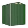 Garden Shed Green 192x191x223 cm - Galvanised Steel Storage