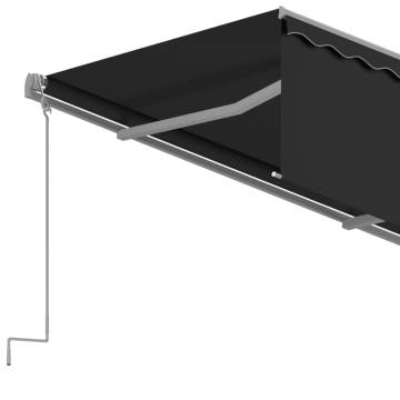 Manual Retractable Awning 4.5x3m Anthracite | Hipomarket