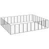 36-Panel Dog Playpen Black 50x100 cm Powder-coated Steel Size 500 x 400 x 100 cm Quantity in Package 1 