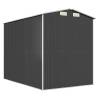 Garden Shed Anthracite 192x274 cm - Durable Galvanised Steel