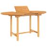 Extendable Teak Garden Table 110-160x80 cm - Buy Now!