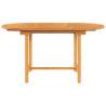 Extendable Teak Garden Table 110-160x80 cm - Buy Now!