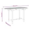 Extendable Teak Garden Table 110-160x80 cm - Buy Now!