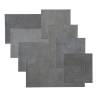 WallArt Leather Tiles Jordan Bluish Grey - 32 pcs | Hipomarket